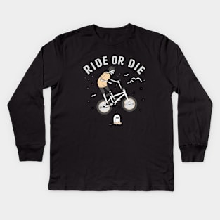 Ride or Die BMX Kids Long Sleeve T-Shirt